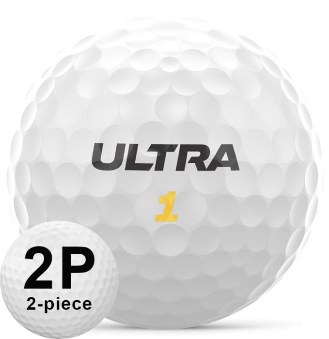Steil uit grijs Wilson Ultra golfballen bedrukt met uw logo